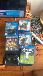 Playstation 4 met spellen en één controller, Spelcomputers en Games, Ophalen of Verzenden, Zo goed als nieuw, Met 1 controller