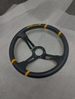 MOMO leder sportstuur stuur blauw / rood ( sparco, qsp omp ), ., Nieuw, Ophalen of Verzenden, .