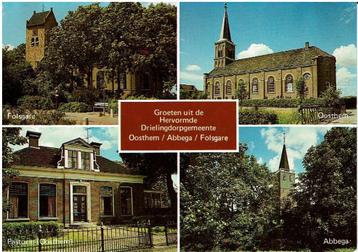 Ansichtkaart Oosthem, Abbega, Folsgare, kerk beschikbaar voor biedingen