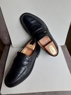 LOAFERS van Lier 40 zwart boven+binnenwerk Leder 1xGedragen, Loafers, Zwart, Van Lier, Nieuw