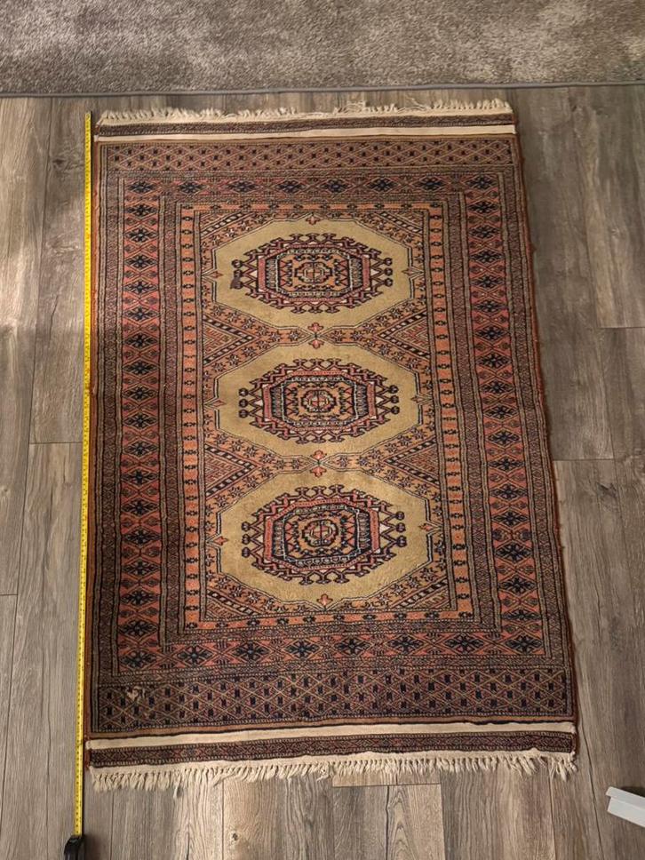 Prachtig handgeweven oosters tapijt in Boekhara-stijl., Huis en Inrichting, Stoffering | Tapijten en Kleden, Gebruikt, 50 tot 100 cm