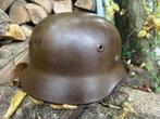 Duitse M40-helm WOII, Ophalen of Verzenden, Duitsland, Helm of Baret