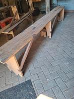 Lange bank, Tuin en Terras, Tuinbanken, Ophalen, Zo goed als nieuw, Hout