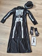 Skelet pak carnaval maat 164, Ophalen of Verzenden, Zo goed als nieuw, 158 t/m 164, Jongen of Meisje