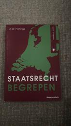A.W. Heringa - Staatsrecht begrepen, Ophalen of Verzenden, Zo goed als nieuw, A.W. Heringa