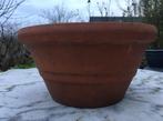 Oud Hollandse kwaliteit bloempot 12,5/23cm terracotta, Tuin en Terras, Rond, Zo goed als nieuw, Terracotta, Tuin