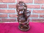 antiek Balinees beeldje, aap met voorraadpot, Antiek en Kunst, Ophalen of Verzenden