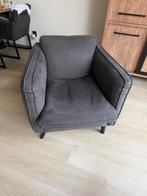 Bijna nieuwe grijze fauteuil - 80x80x80 cm, Ophalen, Zo goed als nieuw, 75 tot 100 cm