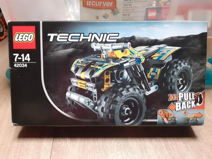 Lego technic pull back 42034, Kinderen en Baby's, Speelgoed | Duplo en Lego, Zo goed als nieuw, Ophalen of Verzenden