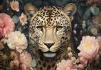 Jaguar fotobehang Bloemen, Jungledier, Opmaat, Muurdeco4kids, Huis en Inrichting, Roofdieren, Jaguar, Panter, luipaard, Verzenden
