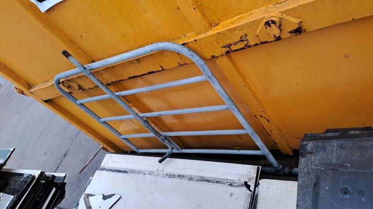 Draaihek 1,15 hoog x 1,15 breed gegalvaniseerd agrarisch, Tuin en Terras, Tuinhekken en Hekwerk, Gebruikt, Spijlenhekwerk, IJzer