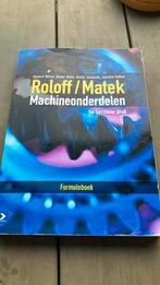 Roloff/Matek Machineonderdelen formule boek, Boeken, Schoolboeken, Ophalen of Verzenden, Zo goed als nieuw, Overige niveaus, Nederlands