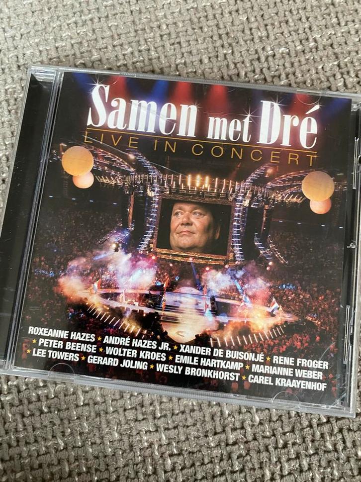 André Hazes - Samen met Dré Live CD, Cd's en Dvd's, Cd's | Nederlandstalig, Zo goed als nieuw, Levenslied of Smartlap, Ophalen of Verzenden