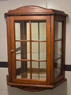 Antieke eiken vitrinekast, Ophalen, Gebruikt, Eikenhout