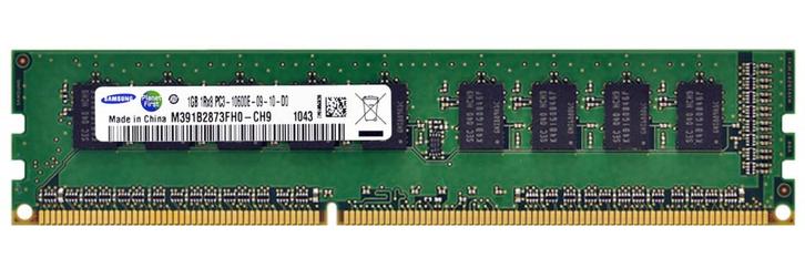 1GB 1Rx8 PC3-10600E DDR3-1333 Unbuffered ECC Samsung  HP, Computers en Software, RAM geheugen