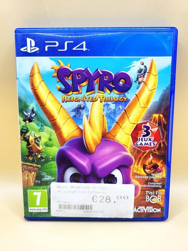 Spyro Reignited Trilogy PS4, Spelcomputers en Games, Games | Sony PlayStation 4, Zo goed als nieuw, Avontuur en Actie, 1 speler