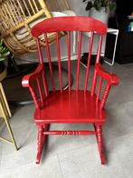 Rode Houten Kinder schommelstoel - Goede staat, Ophalen, Gebruikt, Stoel(en)