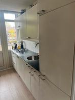 Keuken inclusief apparatuur, Ophalen, Gebruikt, Wit, Enkelwandige keuken
