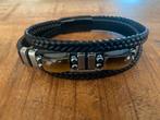Nieuwe Heren armband met 2 tijgerogen, Ophalen of Verzenden, Zo goed als nieuw, Zilver