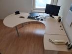 Hoekbureau met los ladeblok, Huis en Inrichting, Bureaus, Ophalen, In hoogte verstelbaar, Zo goed als nieuw, Bureau