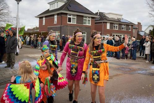 Carnavalskleding loopgroep 92 stuks, Hobby en Vrije tijd, Feestartikelen, Gebruikt, Kostuum, Carnaval, Ophalen