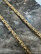 14k Gouden Koningsketting, Sieraden, Tassen en Uiterlijk, Kettingen, Ophalen of Verzenden, Zo goed als nieuw, Goud