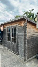 Houten tuinhuis / camping of voor een volkstuin te gebruiken, Tuin en Terras, Tuinhuizen, Ophalen of Verzenden, Zo goed als nieuw