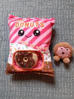 Donut knuffel en knuffel kussen, Ophalen of Verzenden, Gebruikt, Jongen of Meisje