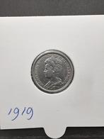 25 cent 1919 Koningin Wilhelmina, Zilver, 25 cent, Ophalen of Verzenden, Koningin Wilhelmina