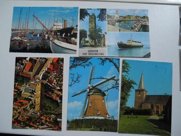 28 Ansichtkaarten Vlieland Texel Ameland Terschelling Wadden beschikbaar voor biedingen