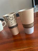 HKliving latte mokken, Huis en Inrichting, Keuken | Servies, Ophalen, Keramiek, Zo goed als nieuw, Overige stijlen