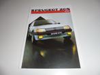 brochure  Peugeot 205 GTI  1986, Verzenden, Zo goed als nieuw, Overige merken