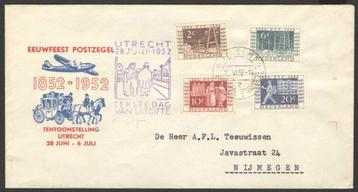 Nederland FDC E10a Met Adres ITEP 1952 beschikbaar voor biedingen