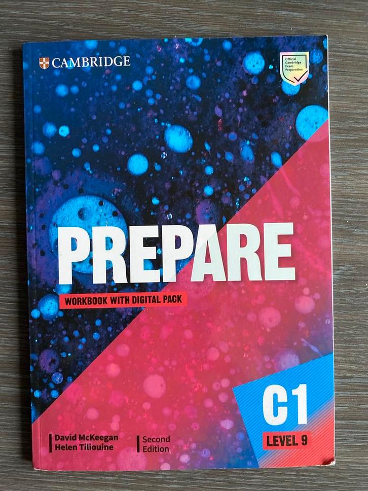 Prepare C1 Workbook - Zo goed als nieuw!, Boeken, Studieboeken en Cursussen, Zo goed als nieuw, HBO, Alpha, Verzenden
