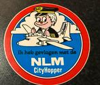 KLM CityHopper Sticker Vintage, Ophalen of Verzenden, Gebruikt