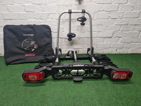 Nette Uebler X21 fietsendrager 2 E-bikes + Opbergtas, Auto diversen, Fietsendragers, Zo goed als nieuw, Trekhaakdrager, 2 fietsen