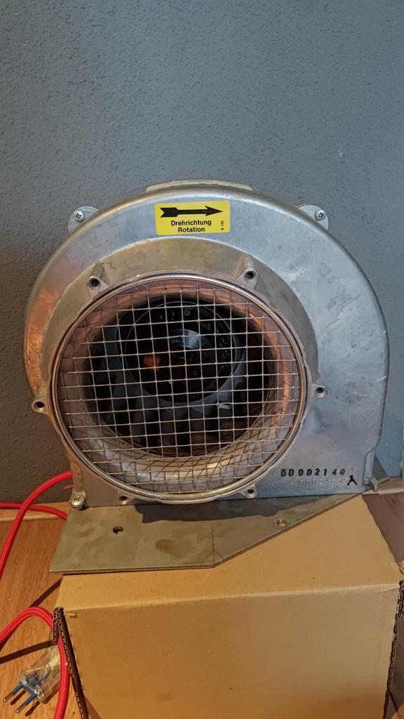 Ventilator: slakkenhuis of centrifugaal, Doe-het-zelf en Verbouw, Ventilatie en Afzuiging, Gebruikt, Ventilator, Ophalen of Verzenden