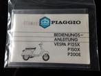 Piaggio Vespa P 125X - P 1250X - P 200E Handleiding, Motoren, Handleidingen en Instructieboekjes, Verzenden, Overige merken