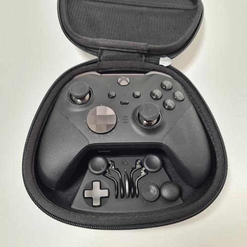 Xbox Elite Series 2 Controller Zwart, Spelcomputers en Games, Spelcomputers | Xbox | Accessoires, Gebruikt, Controller, Ophalen of Verzenden