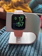 Apple Watch Series 4 - Goud Aluminium, Roze Band, Apple Watch ⌚️, Hartslag, IOS, Ophalen of Verzenden