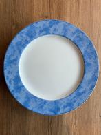 Arzberg witte onderborden blauwe rand (7 stuks), Ophalen, Zo goed als nieuw, Bord(en), Overige stijlen