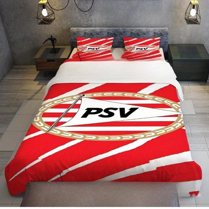 Nieuw PSV Dekbedovertrek 140x200 cm - Perfect voor de Fan!, Huis en Inrichting, Slaapkamer | Beddengoed, Nieuw, Dekbedovertrek