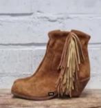 Sam Edelman - Suedeleren fringelaarsjes maat 36 - Nieuw, Bruin, Sam Edelman, Lage of Enkellaarzen, Nieuw