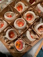 #kerst Vintage deuk Kerstballen Set - Unieke Decoratie, Diversen, Kerst, Gebruikt, T, Ophalen of Verzenden, N