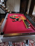 Pooltafel met accessoires, Sport en Fitness, Biljarten en Poolen, Ophalen, Gebruikt, Pooltafel