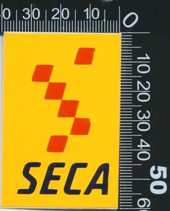 Sticker: Seca (1), Verzamelen, Stickers, Zo goed als nieuw, Bedrijf of Vereniging, Verzenden
