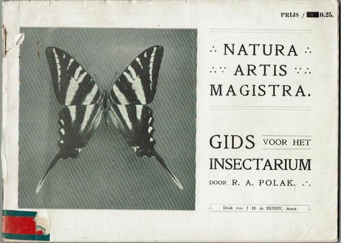 dierentuin artis gids insectarium r.a. polak, Antiek en Kunst, Antiek | Boeken en Bijbels, Ophalen of Verzenden