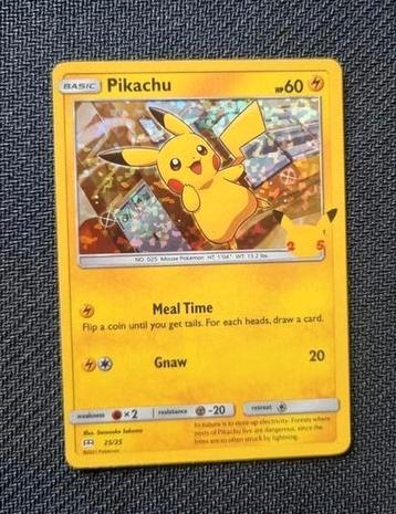 Pikachu 25/25 holo Near Mint  beschikbaar voor biedingen
