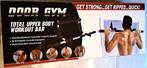 Door gym total upperbody workout bar		Nieuw in de verpakkin, Nieuw, Metaal, Buik, Krachtstation