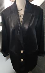 Mooie glans blazer, Ophalen, Bonprix, Zwart, Maat 46/48 (XL) of groter